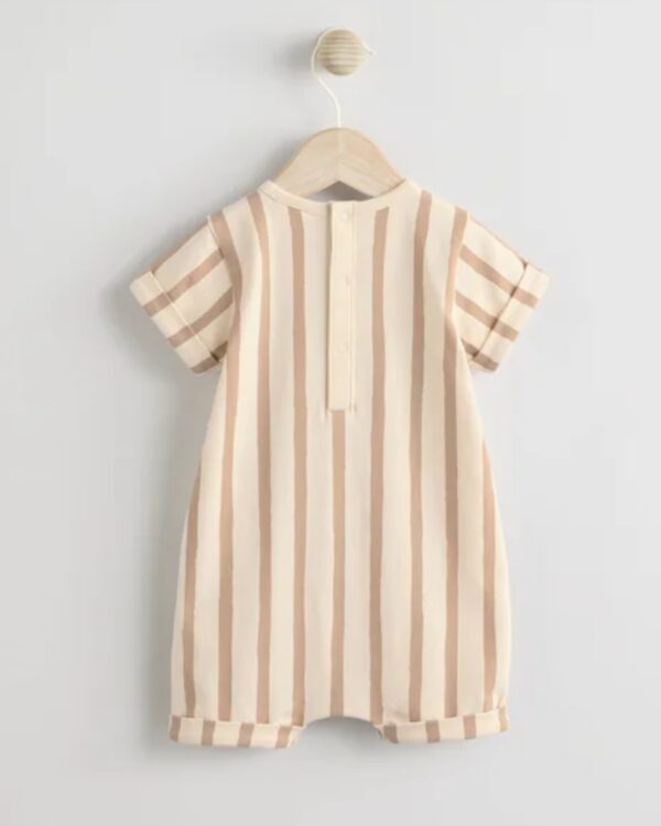 Blue Baby Jersey Romper - Image 4