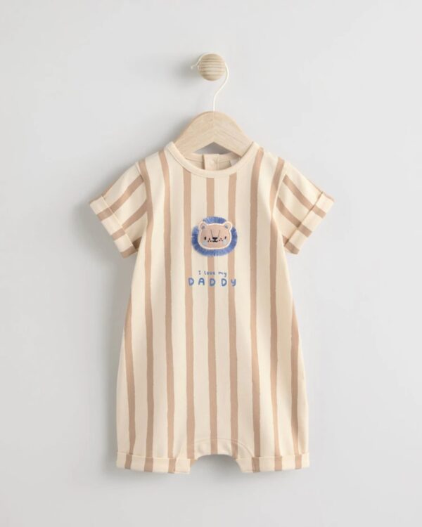 Blue Baby Jersey Romper