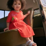 Blue Broderie Sandals