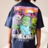 Navy Blue Licensed Minecraft T-Shirt