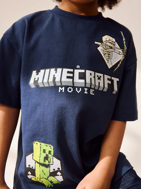 Navy Blue Licensed Minecraft T-Shirt