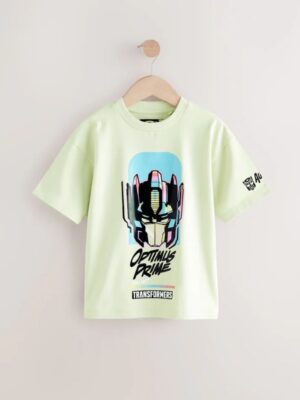 Mint Green Transformers Licensed T-Shirt