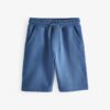 Blue Mid Regular Fit Basic Short