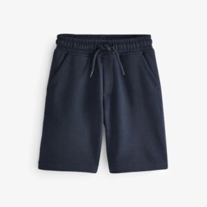 Blue Dark Navy Regular Fit Basic Shorts