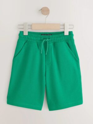 Bottle Green Regular Fit Basic Shorts