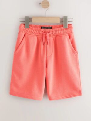 Coral Pink Regular Fit Basic Shorts