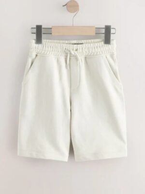 Cream Regular Fit Basic Shorts