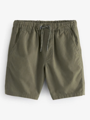Khaki Green Single Pull-On Shorts