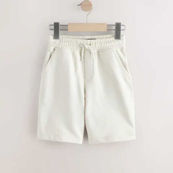 Cream Regular Fit Basic Shorts