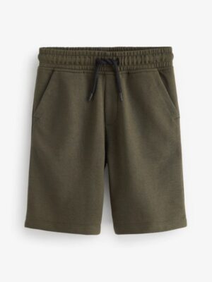 Green Khaki Regular Fit Basic Shorts