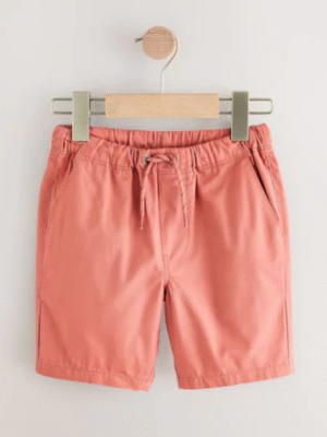 Light Red Single Pull-On Shorts