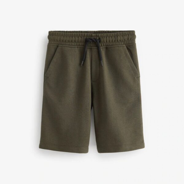 Green Khaki Regular Fit Basic Shorts