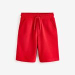 Red Bright Regular Fit Basic Shorts