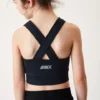 Black Sports Crop Top