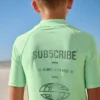 Mint Green Short Sleeve Rash Vest