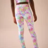 Multi Pink Heart Sports Leggings