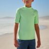 Mint Green Short Sleeve Rash Vest