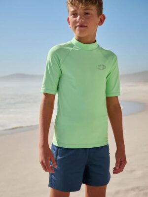 Mint Green Short Sleeve Rash Vest