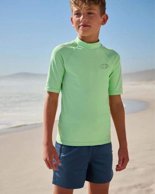 Mint Green Short Sleeve Rash Vest