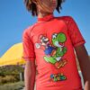Red Mario Rash Vest