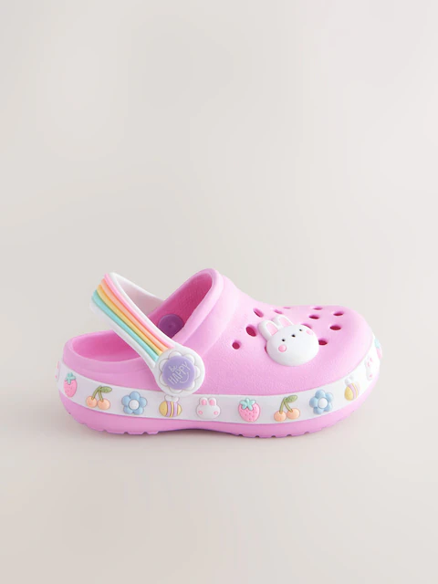 Pink Character Clogs