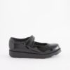 Black Patent Junior School Mary Jane Shoes