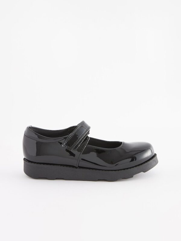 Black Patent Junior School Mary Jane Shoes