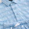 Blue Short Sleeve Polo Shirt And Shorts Set