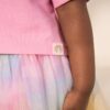 Rainbow/Pink Top and Tutu Skirt Set