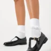 Lipsy Black Wide Fit (G) Girl Mary Jane Dolly Patent School Shoes