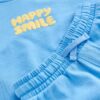 Blue/Yellow Hooded Sweatshirt and Shorts Set