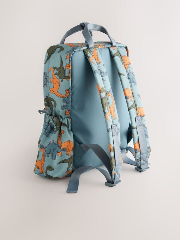 Blue Dinosaur Print Backpack