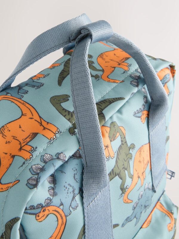 Blue Dinosaur Print Backpack