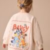 Ecru White Bluey Long Sleeve Top and Leggings Set