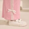 Cream/Pink Barbie Sweatshirt & Wide Leg Joggers Set
