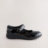 Black Patent Bow Mary Jane School Shoes