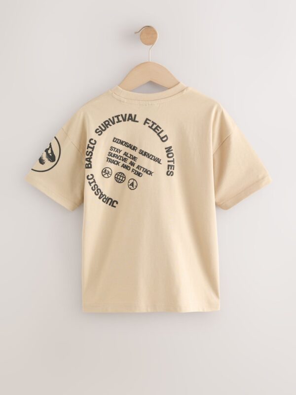 Stone Jurassic World 100% Cotton T-Shirt