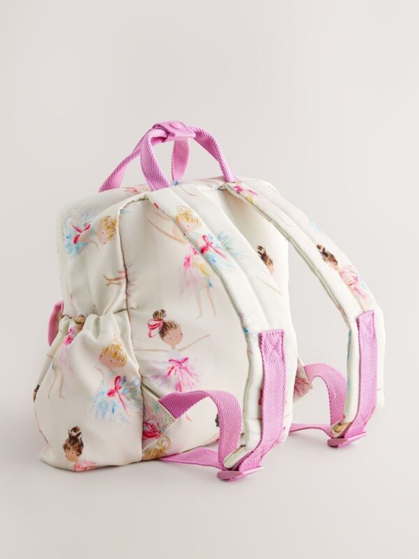 Pink Ballerina Small Handle Backpack