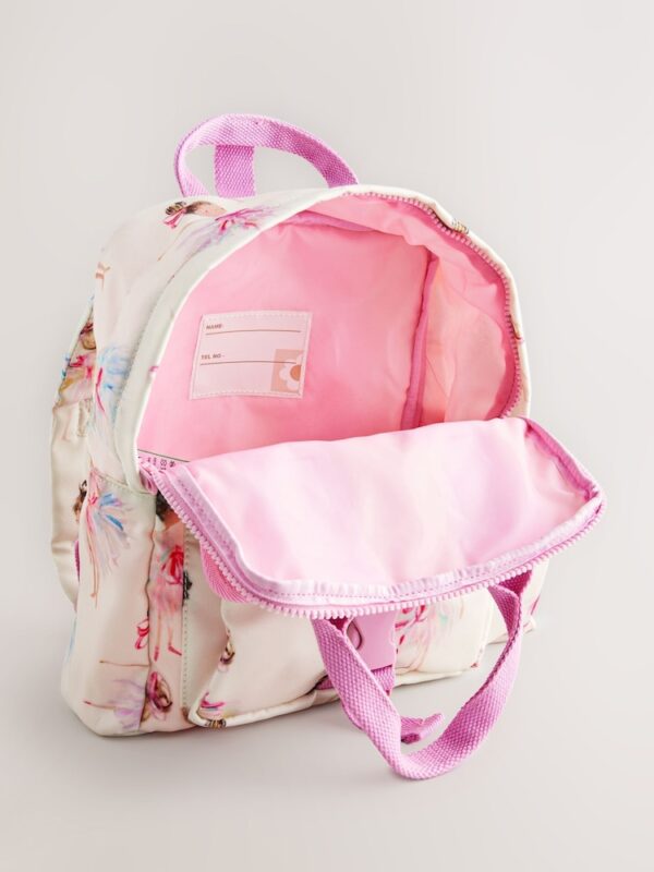 Pink Ballerina Small Handle Backpack