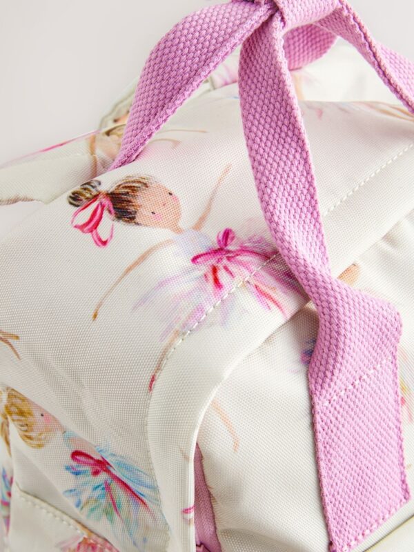 Pink Ballerina Small Handle Backpack