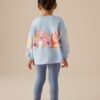 Blue Bluey Top and Leggings Set