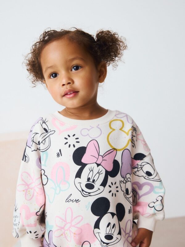 Pink Disney Minnie Mouse Long Sleeve Top and Leggings Set