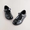 Black Patent Bow Mary Jane School Shoes