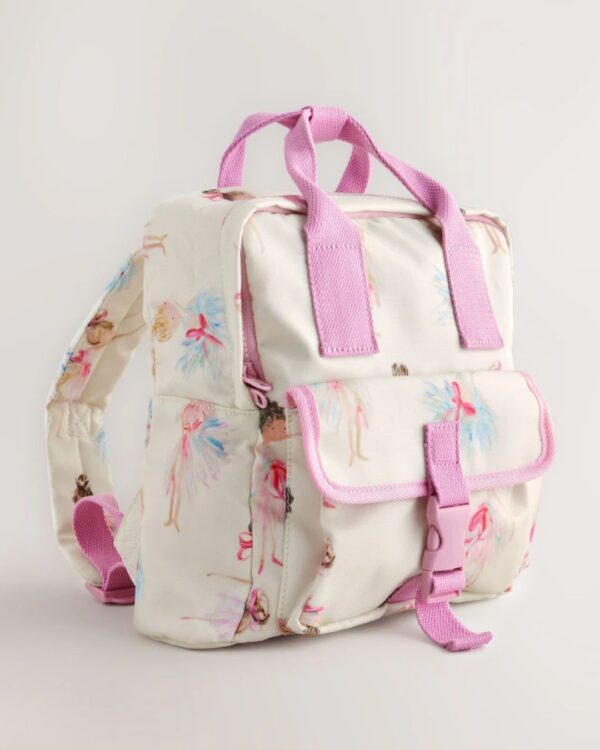 Pink Ballerina Small Handle Backpack