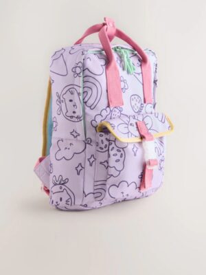 Lilac Stampy Sun Backpack