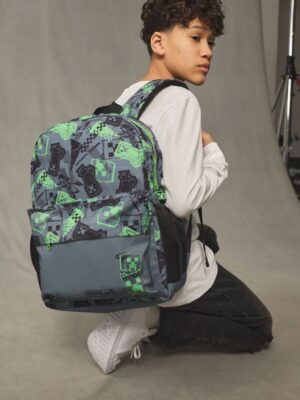 Creeper Print Minecraft Backpack