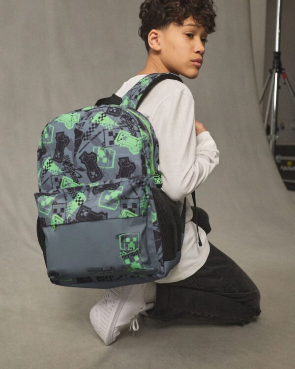 Creeper Print Minecraft Backpack