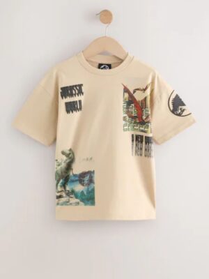 Stone Jurassic World 100% Cotton T-Shirt