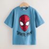 Spiderman Blue Flippy Sequin License T-Shirt