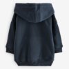 Navy Blue Long Sleeve Soft Touch Hoodie